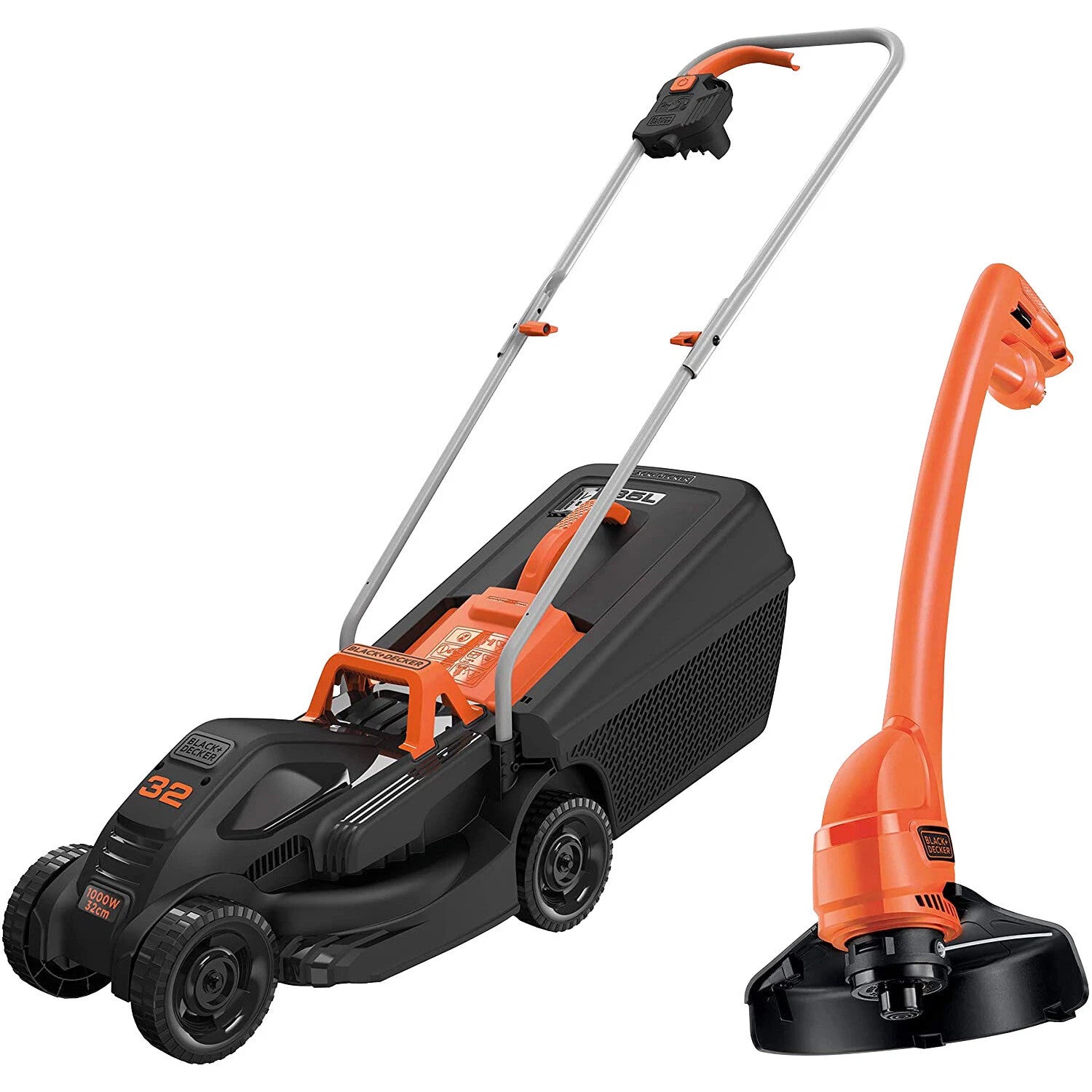 Black+Decker Kit Tagliabordi + Rasaerba BEMW351GL2-QS 1000W
