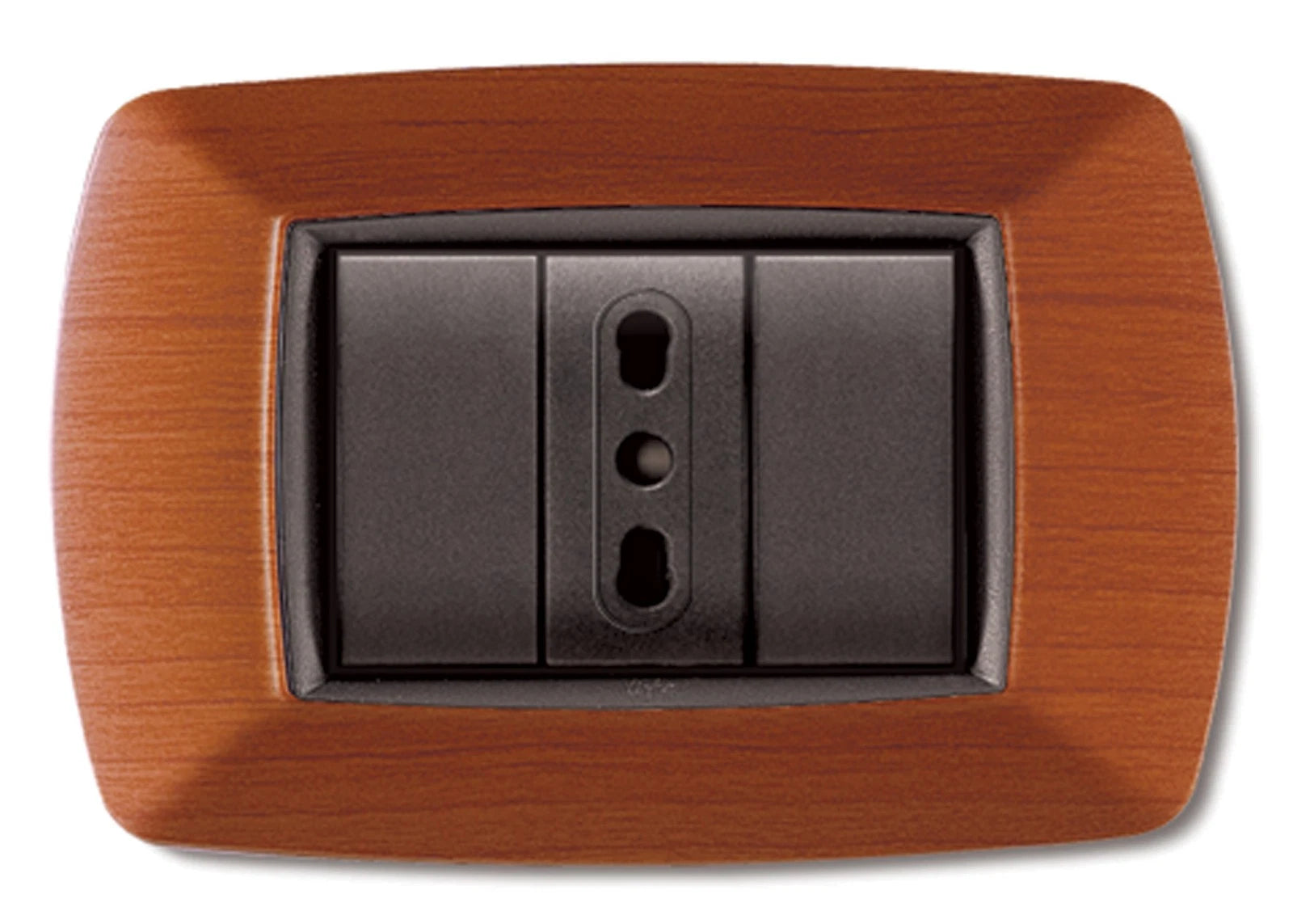 Placca Life Living Plast Legno Chiaro 3 Posti