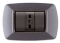 Placca Life Living Plast Grigio Chiaro Vulcan 3 Posti