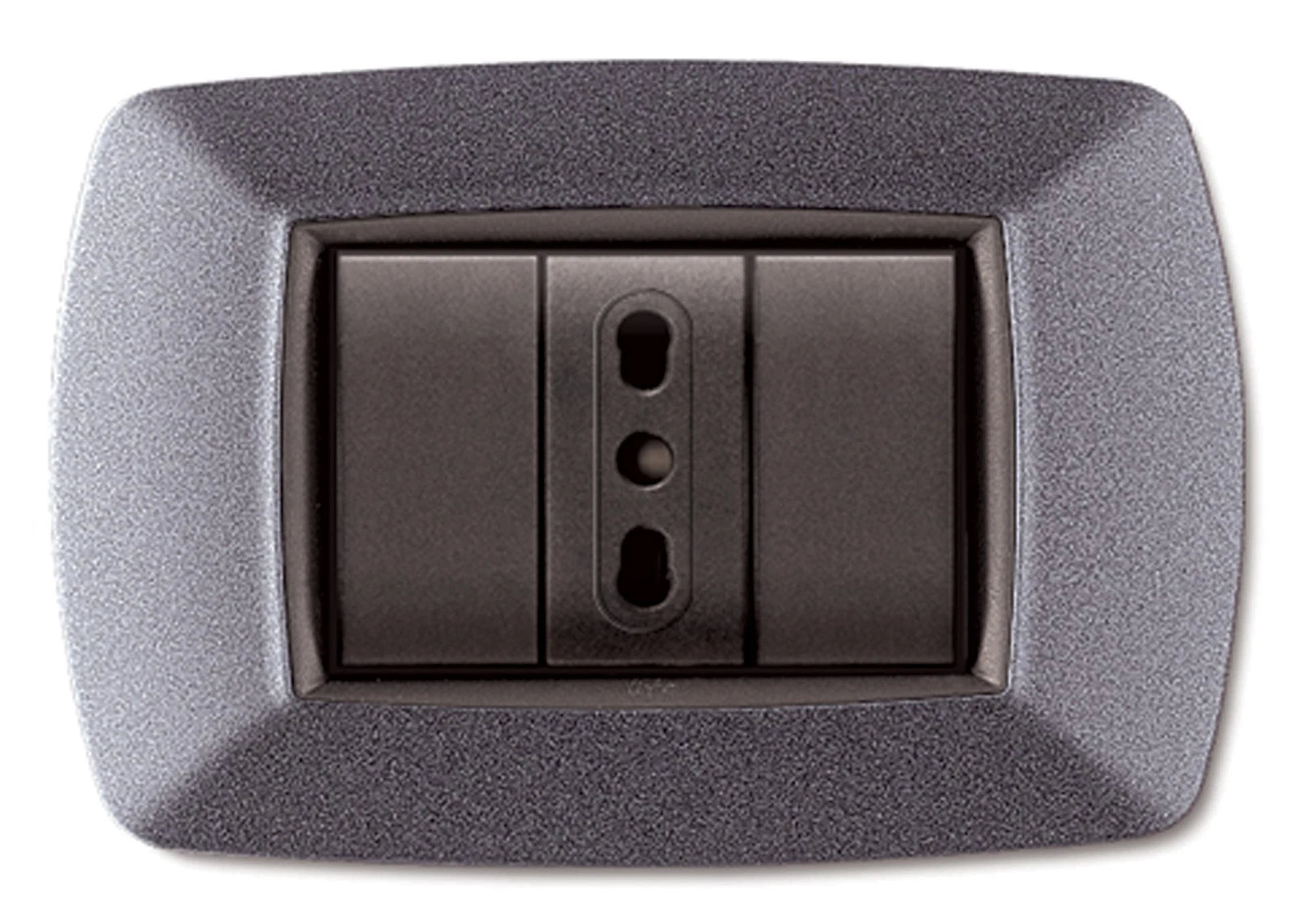 Placca Life Living Plast Grigio Chiaro Vulcan 3 Posti
