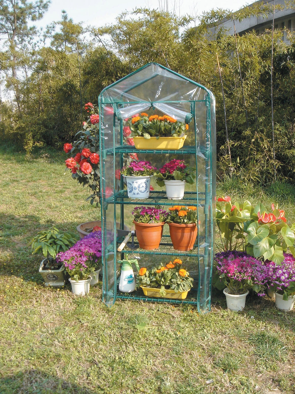 Serra da Giardino Acciaio Con Telo 69x49x158 Cm