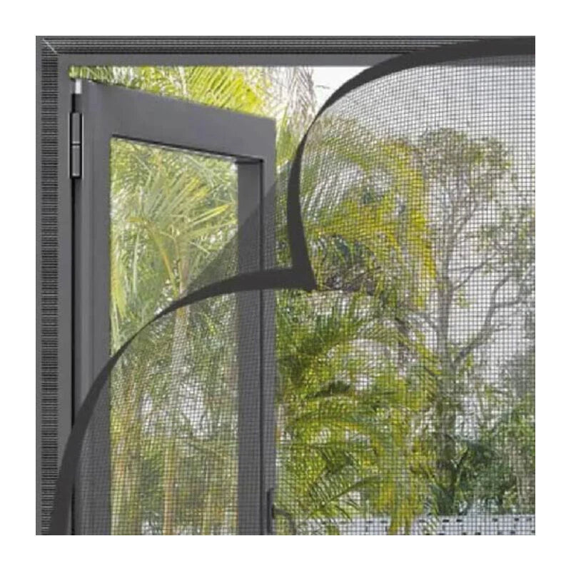 Zanzariera Kit Strappo Finestra 150x180 – Nero