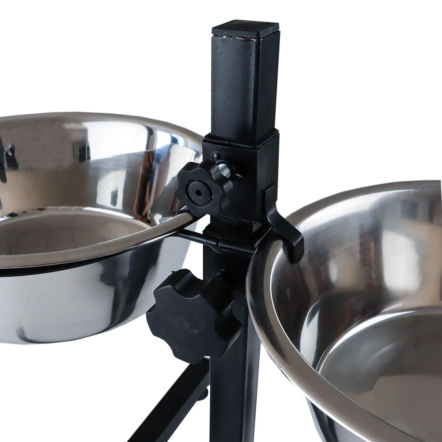 Zoov Ciotola Doppia Acciaio Inox con Supporto Regolabile 2x2500ml