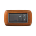 Placca Life Living Plast Legno Chiaro 4 Posti