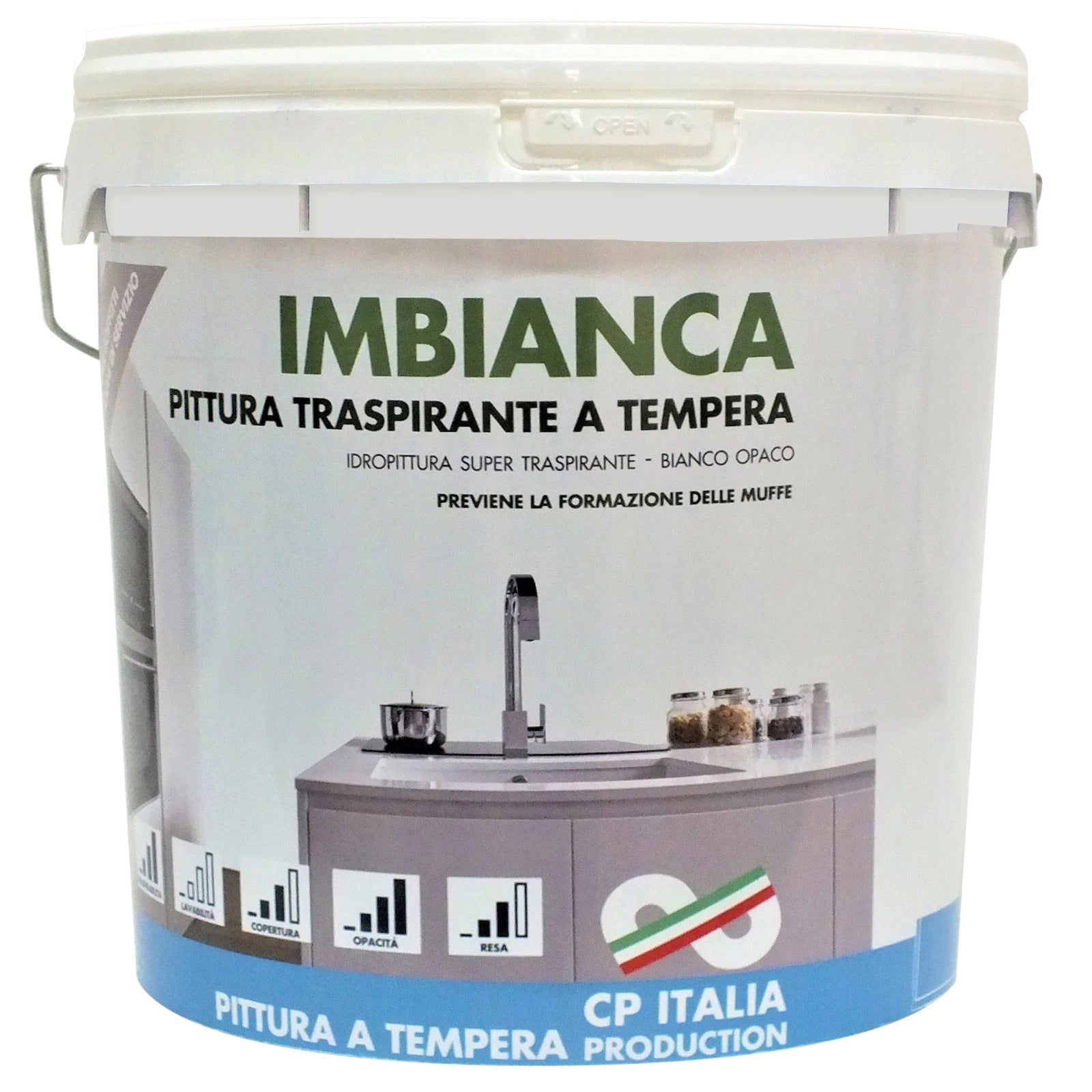 Idropittura Tempera Imbianca 5 L