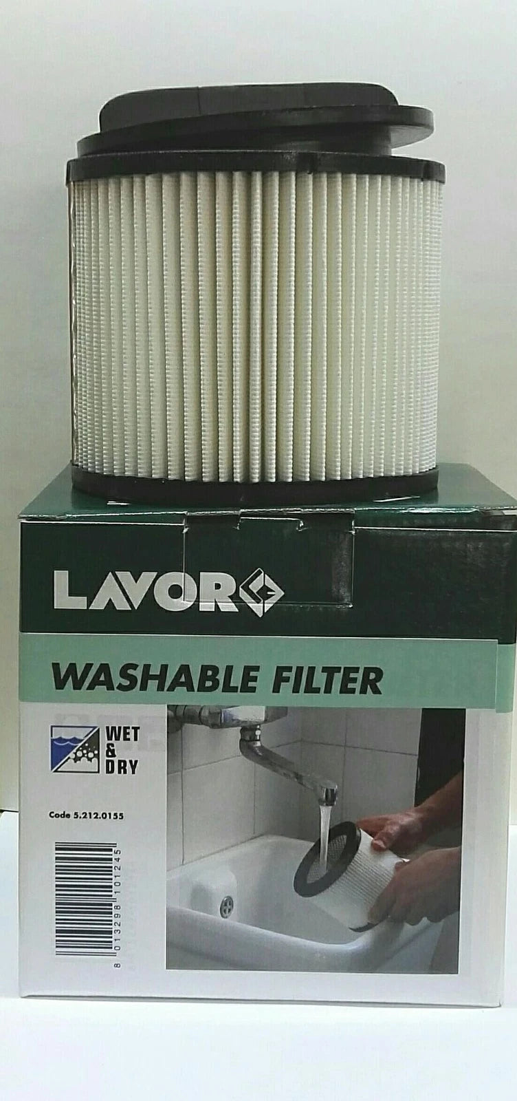 Filtro Cartuccia Lavabile Bidone VAC20S VAC18Plus