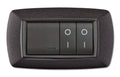 Placca Life Living Plast Grigio Chiaro Vulcan 4 Posti