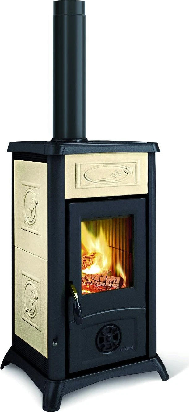 Stufa a Legna La Nordica Gemma 5.0 Panna 7 kW