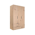 Armadio 3 Ante + 2 Cassetti 122x58x200h Rovere Artisan