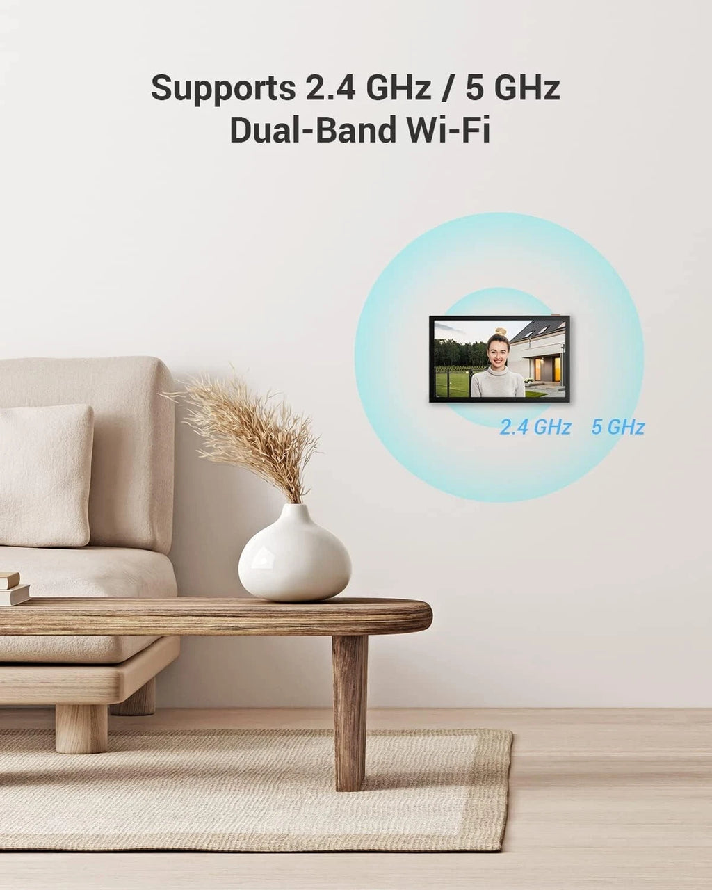 EZVIZ HP7 Videocitofono Smart 2K Monitor Touch 7" Wi-Fi Dual-Band