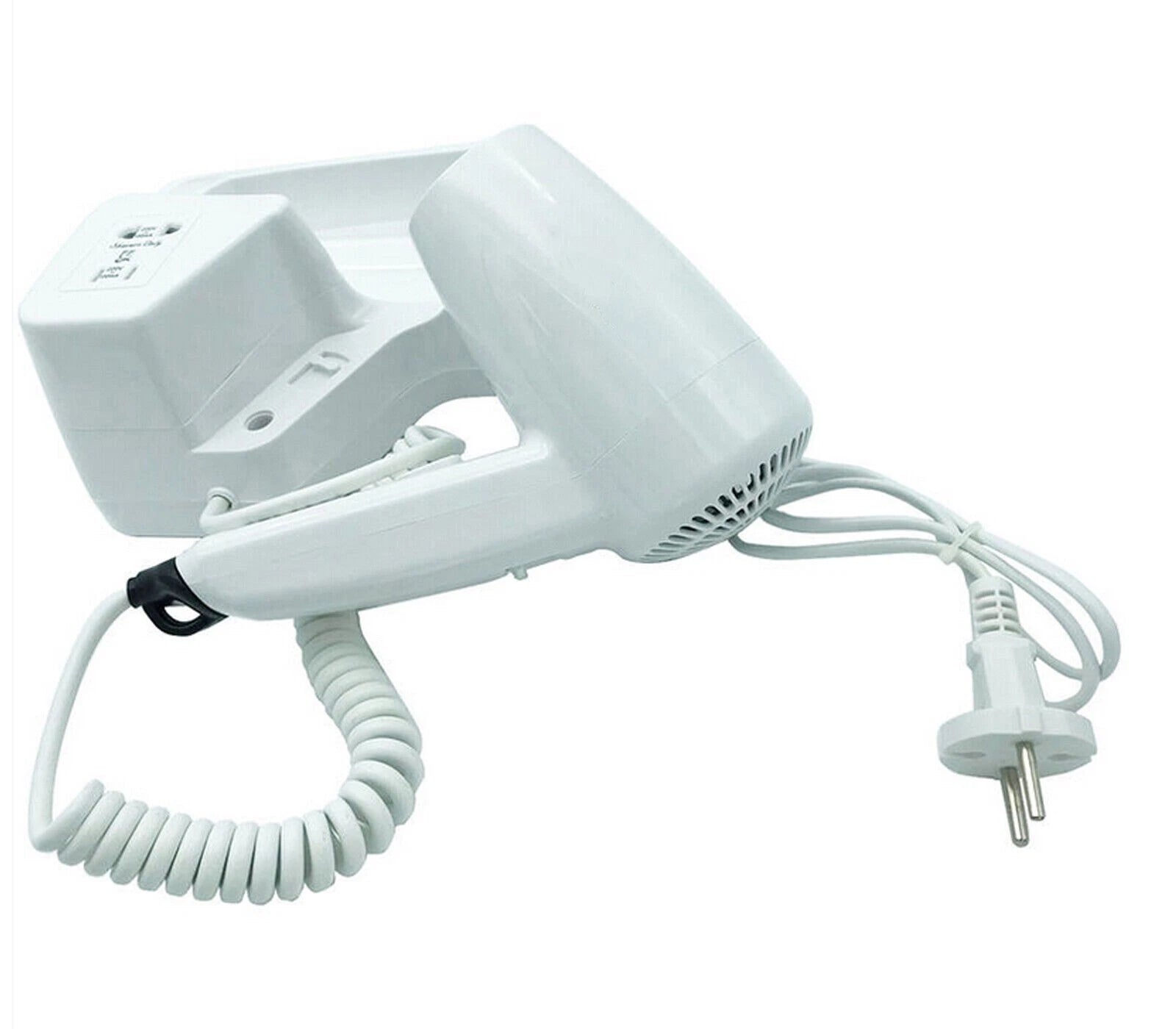 Asciugacapelli Da Parete 1200W Con Tubo Flessibile 100cm