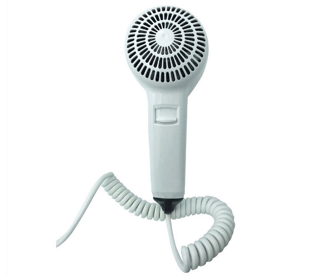Asciugacapelli Da Parete 1200W Con Tubo Flessibile 100cm