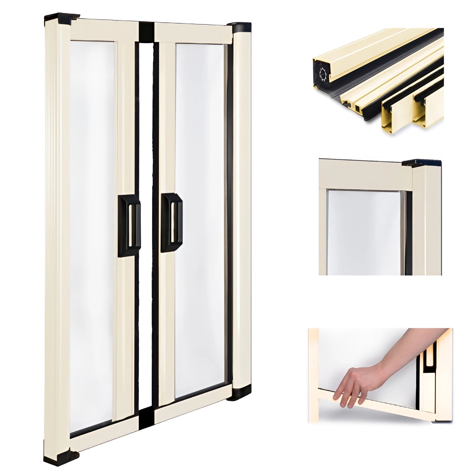 Zanzariera IRS Opera Orizzontale 280x240 cm – Colore Avorio