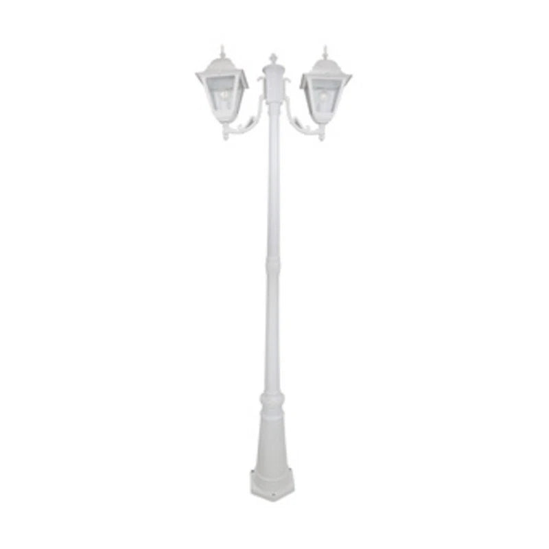 Lampione New York H 200 Cm 2 Luci Bianco
