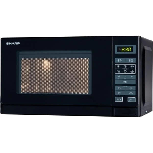 Sharp R-242BKW Forno Microonde Digitale 20Lt 800W Black