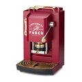 Faber Pro Deluxe Pressacialda in Ottone Cherry Red Macchina da Caffè