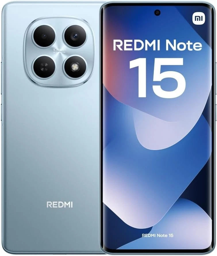 Xiaomi Redmi Note 15 4G 8+256GB Duos Glacier Blue Italia