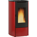 Termostufa a Pellet Idro Marina H11 14.8 kW Bordeaux – Riscaldamento Acqua e Ambiente