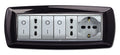 Placca Life Living Plast Nero Glittering 7 Posti