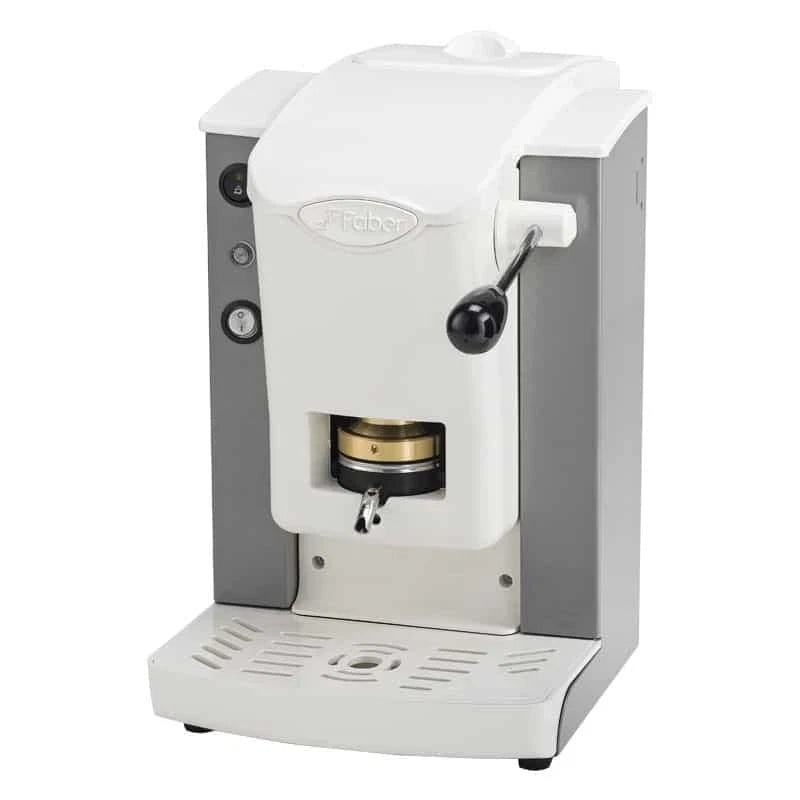 Faber Slot Plast Telaio Bianco Plastiche Grigio Macchina da Caffè a Cialde