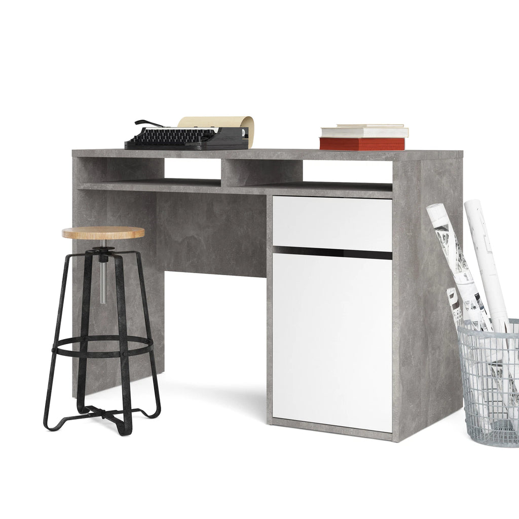 Kit Scrivania Function Plus 110x48x77 cm Cemento