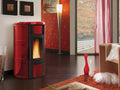 Termostufa a Pellet Iside Idro H15 18,1 kW Ventilata – Rivestimento Bordeaux