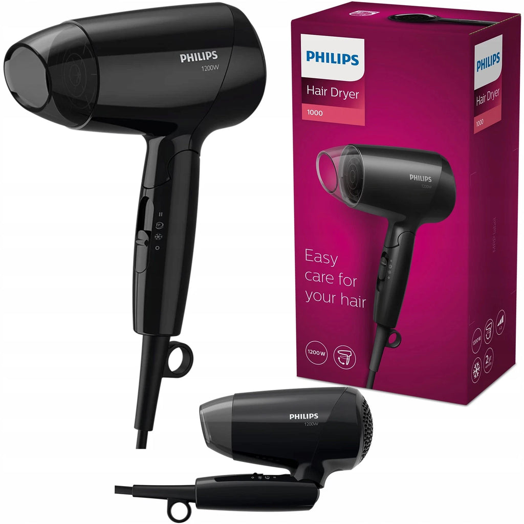 Philips BHC010/10 Asciugacapelli 1200W Nero