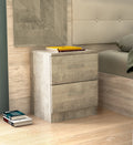 Kit Comodino 2 Cassetti 45x34xH47 cm Rovere PL