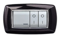 Placca Life Living Plast Nero Glittering 4 Posti