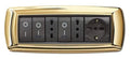 Placca Life Living Plast Oro 7 Posti