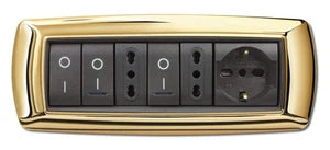 Placca Life Living Plast Oro 7 Posti