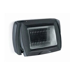 Placca Life Box System per Esterno IP55 Nero 3 Posti