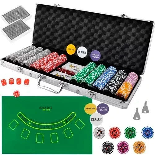 Valigetta Poker Professionale Alluminio 500 Fiches