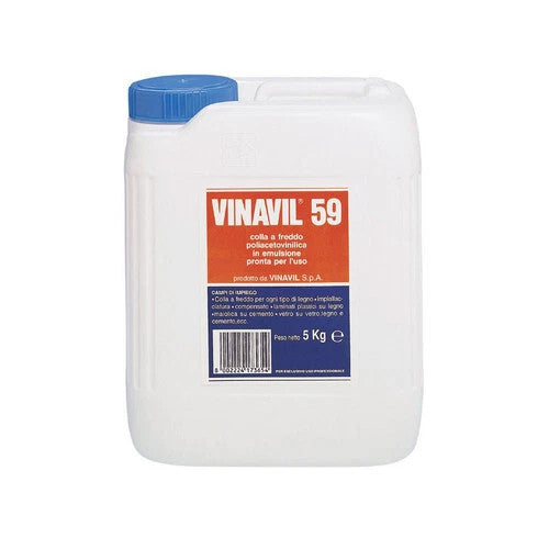 Vinavil 59 Adesivo Vinilico Professionale per Legno e Laminati 5kg