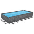 Piscina Rettangolare APX 365 732 x 366 x 132 cm con Pompa Sabbia e Accessori – Fuori Terra