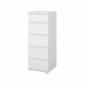 Kit Cassettiera Nova 5 Cassetti 71x96x49 cm Bianca