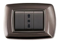 Placca Life Living Plast Alluminio Notte 3 Posti
