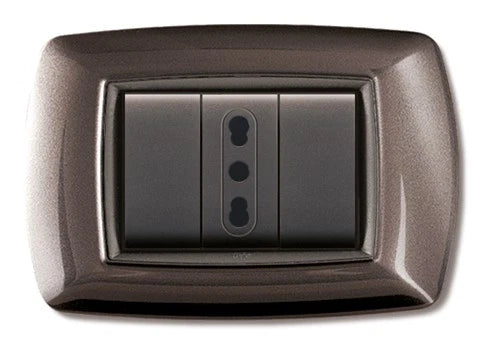 Placca Life Living Plast Alluminio Notte 3 Posti