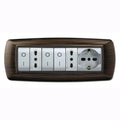 Placca Life Living Plast Wengé 7 Posti