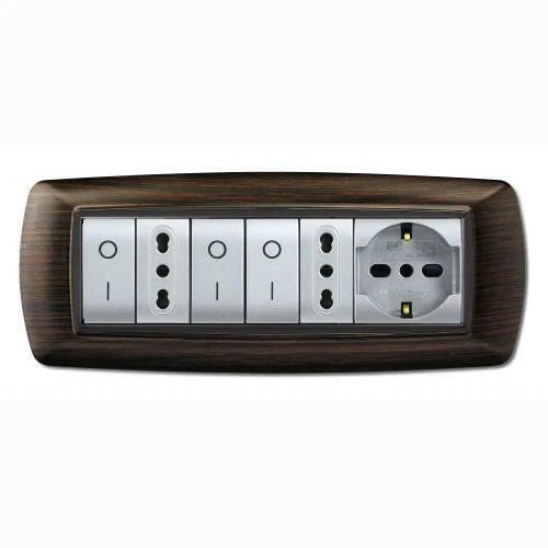 Placca Life Living Plast Wengé 7 Posti