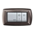 Placca Life Living Plast Alluminio Notte 4 Posti