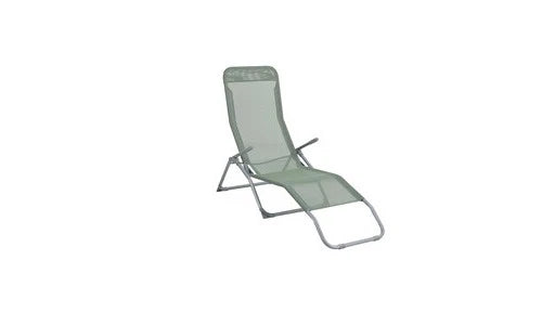 Sedia Sdraio Chaise Longue Riviera Set 12 Pezzi Alluminio Regolabile