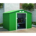 Casetta Box Attrezzi in Lamiera 277x195x203cm Verde