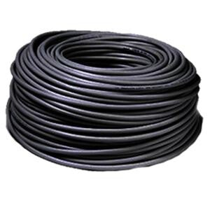 Cavo Elettrico H05VV-F 3x0,75 mm² Nero – Matassa 100 mt Tripolare con Terra