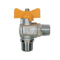 PL - Rubinetto a Sfera per Gas M 1/2" x M 1/2" - Conf. 6 pz