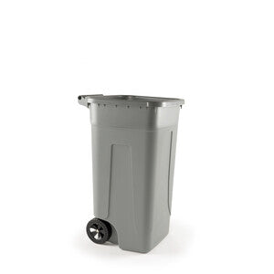 Pattumiera Carrellata 100 L con Ruote Senza Coperchio Professionale