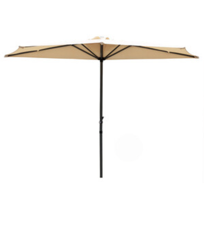 Ombrellone a Parete 1/2 Tondo D 2,7m Beige
