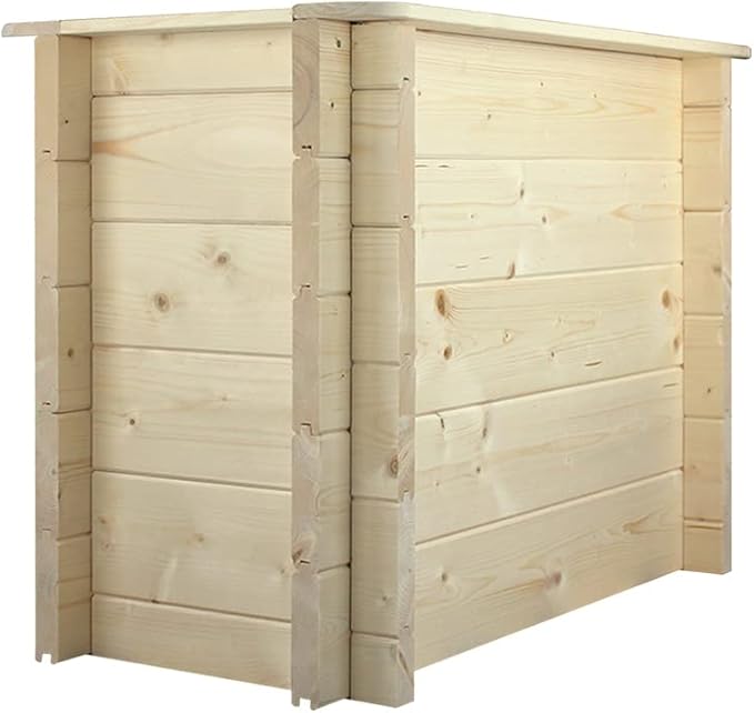 Fioriera in Legno 38x118xH57cm Timbela M614