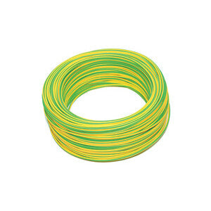 Cavo Elettrico Unipolare FS17 2,5 mm² Giallo-Verde (Terra) – Matassa 100 mt
