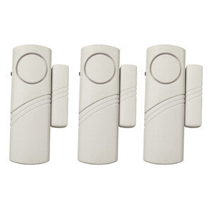 Kit 3 Allarmi Magnetici Porte Finestre Senza Cablaggio Antifurto